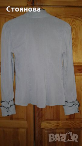 Дамски блузи 46 размер и елек с дантела, снимка 3 - Блузи с дълъг ръкав и пуловери - 25449805