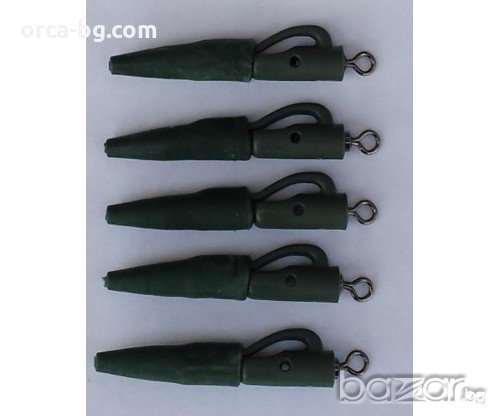 Клипс за олово с вирбел Carp Safety Lead Clip – комплект за дънни монтажи