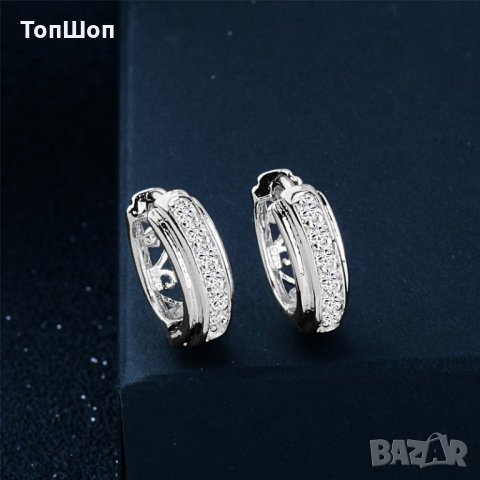 Дамски обеци - Халки, снимка 4 - Обеци - 21980508