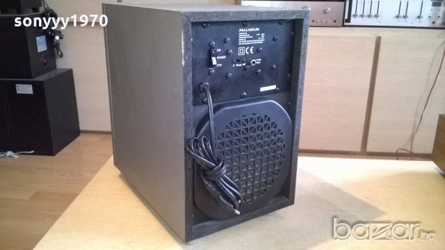 palladium powered subwoofer-33х33х20см-активен буфер-внос швеицария, снимка 7 - Тонколони - 18206498