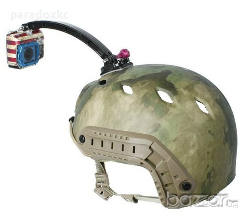 Helmet Extension Arm Mount стойка селфи удължител за каска за GoPro , снимка 7 - Дистанционни - 10532997
