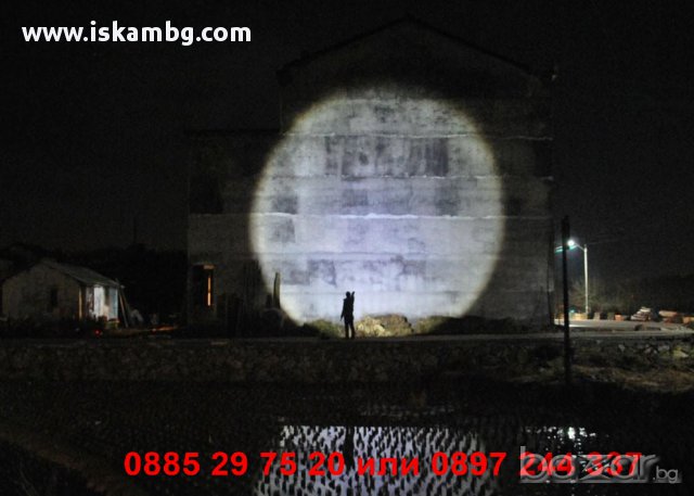 CREE LED Фенер със ZOOM XM-L T6 1000 Lumens - код X6-902, снимка 5 - Екипировка - 12392290