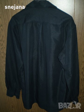 Черна риза, снимка 3 - Ризи - 23686673
