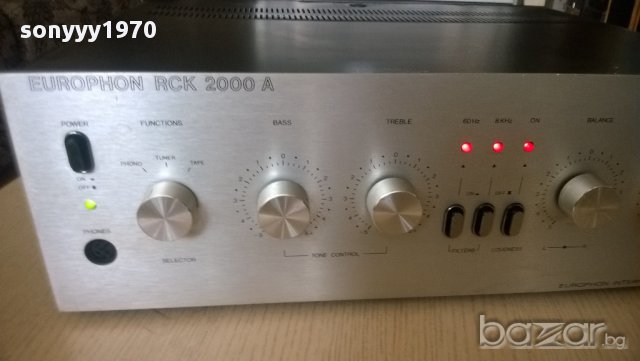 europhon rck 2000a stereo amplifier-нов внос швеицария, снимка 8 - Ресийвъри, усилватели, смесителни пултове - 8577640