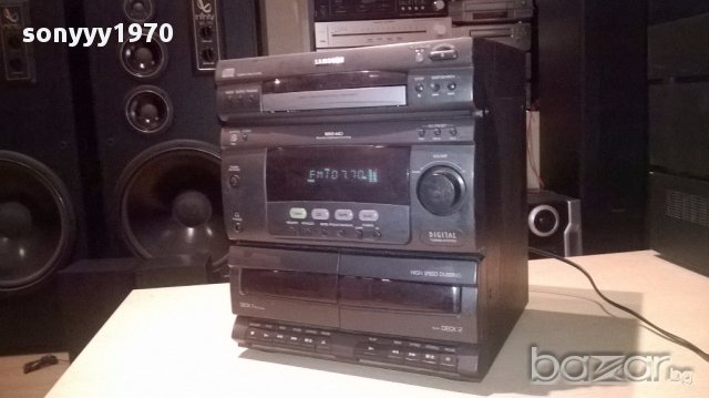 Samsung max-440-cd/tuner/amplifier/aux/tape-швеицария, снимка 2 - Ресийвъри, усилватели, смесителни пултове - 14429611