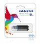 ADATA 8 GB външна памет, флашка 8 ГБ, 2.0 черно и синьо, снимка 2