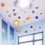 Планети звезди слънце стикер лепенка за стена таван мебел самозалепващ, снимка 1 - Декорация за дома - 23188088