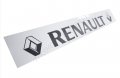Гумен калобран/предпазител за камион/ремарке Рено/Renault бял със син надпис, снимка 5