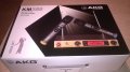 akg profi microphones-2бр с ПРИЕМНИК, снимка 6