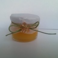 Подарък за гостите - Бурканче мед в зелено, снимка 5 - Сватбени аксесоари - 10236209