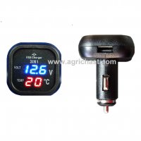 Волтметър, термометър и USB за автомобил. , снимка 2 - Аксесоари и консумативи - 24634482