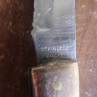 Колекционерски сгъваем нож Made in Brazil, снимка 3 - Колекции - 22887009
