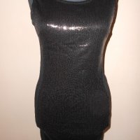 Черна рокля с пайети за парти марка H&M Divided размер S, снимка 10 - Рокли - 20395686