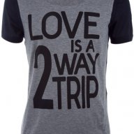 D&G Dolce & Gabbana Love is a 2 Way Trip Мъжка Тениска size 46 (S), снимка 1 - Тениски - 7097126