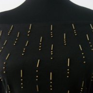 Черна рокля с интересни елементи размер С, снимка 4 - Рокли - 8805211
