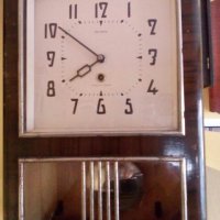 Стенен часовник Янтар работещ профилактиран при часовникар, снимка 4 - Антикварни и старинни предмети - 20848302