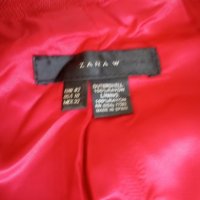 Червено ленено сако, снимка 2 - Сака - 25854578