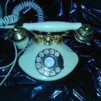 Ретро ПОЗЛАТЕН телефон оникс-18карата, снимка 9 - Антикварни и старинни предмети - 25137070