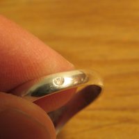 Стар мъжки сребърен пръстен с  чиста плочка и красива ръчна изработка . Солидна красива р, снимка 5 - Пръстени - 24685981