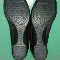  Ортопедични дамски кожени обувки - кафяви №38 , снимка 5 - Дамски ежедневни обувки - 18641195