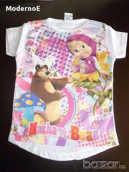 Блузка с Маша и Мечока, снимка 1