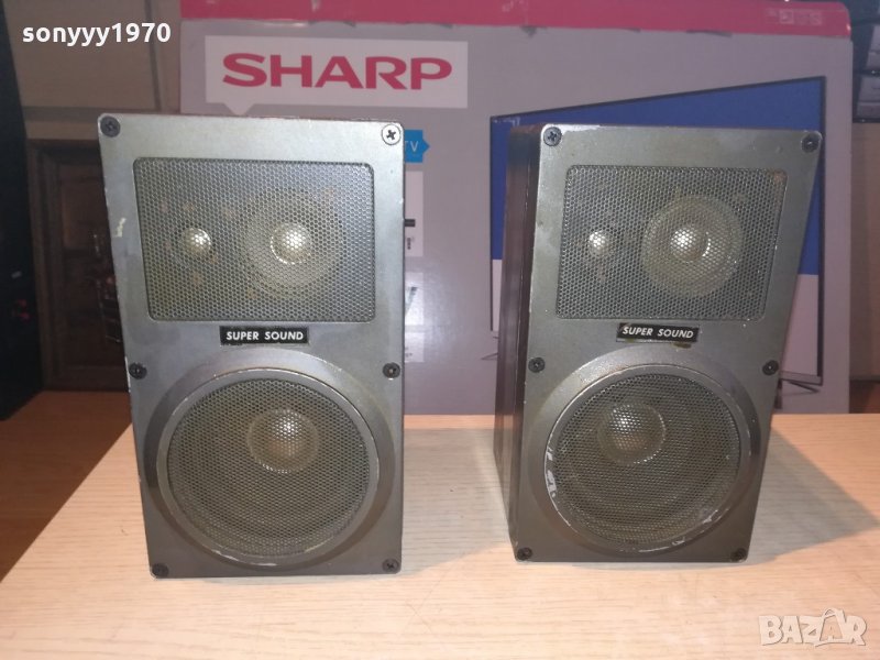 super sound sb-150 2x150watt/4ohm-metal-внос швеицария, снимка 1