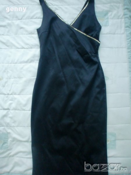 Подарявам!In Wear прекрасна черна рокля прав силует – 42 EU, снимка 1