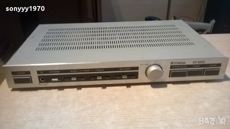 tristar ea-5050 stereo amplifier-за ремонт-внос швеицария, снимка 1