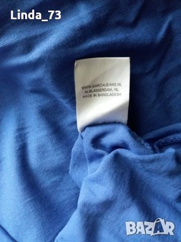 Мъж.тениска-"GARCIA"-jeans,цвят-св.синя. Закупена от Германия., снимка 8 - Тениски - 21859166
