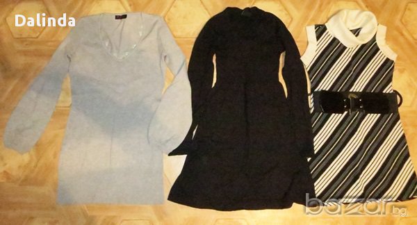  Зимни туники/роклички от плетиво, снимка 2 - Рокли - 13465157