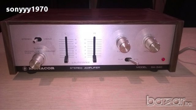 monacor model sa-340-amplifier-japan-внос швеицария, снимка 13 - Ресийвъри, усилватели, смесителни пултове - 12789010