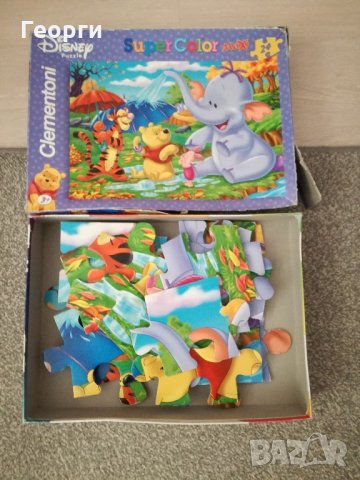 Пъзел Мечо Пух, Super Color Maxi, Clementoni , снимка 2 - Образователни игри - 21959751