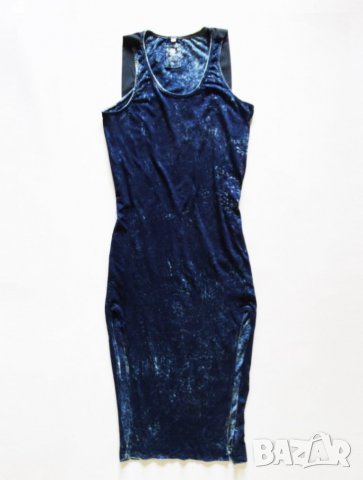 G-Star Raw Lyker Tank Top Maxi Dress Indigo Дамска Дълга Рокля Размер М, снимка 1 - Рокли - 24708201