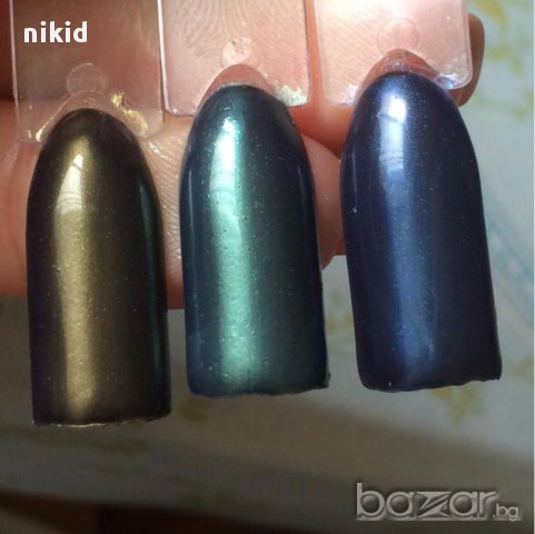 ПРОМО !! искряща блясък пудра с ефект русалка ЦВЕТНИ  с 2 апликатора, снимка 5 - Декоративна козметика - 15748734