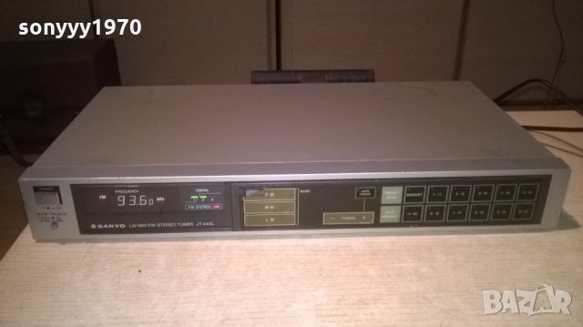 sanyo jt-440l stereo tuner-внос швеция, снимка 10 - Ресийвъри, усилватели, смесителни пултове - 25414647