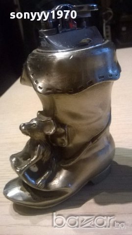 Ретро запалка-ботуш 12/9/6 см-внос швеицария, снимка 9 - Антикварни и старинни предмети - 15966884