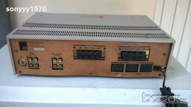 sony ta-333 amplifier-made in taiwan-внос швеицария, снимка 6 - Ресийвъри, усилватели, смесителни пултове - 18178341