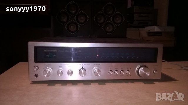 kenwood kr-2400 stereo receiver-made in japan-внос швеция, снимка 5 - Ресийвъри, усилватели, смесителни пултове - 22786108