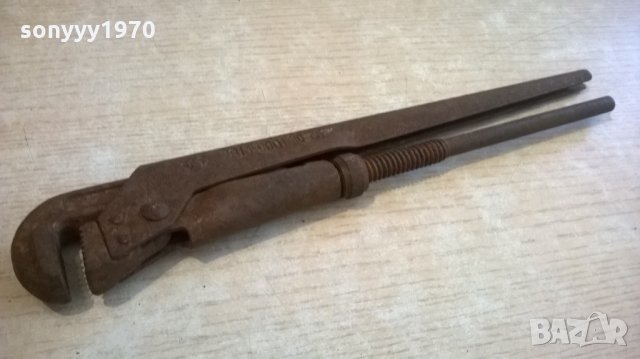 стар руски раздвижен ключ-31см, снимка 3 - Антикварни и старинни предмети - 22970898