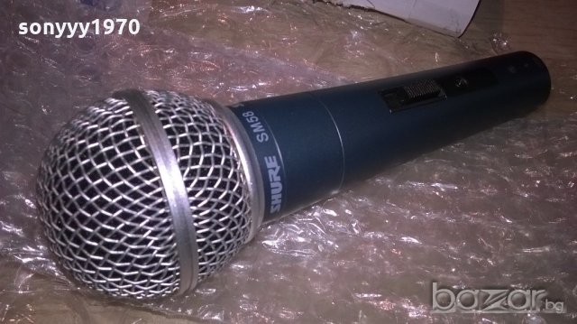 shue sm58-микрофон-внос швеицария, снимка 2 - Микрофони - 20297725