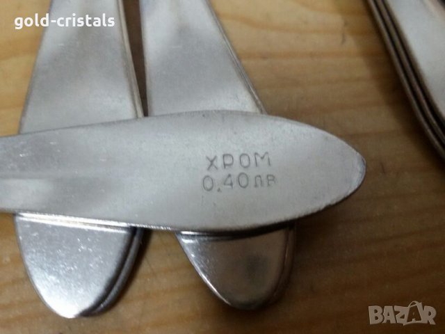  лъжички хром Силистра алпака неръждаеми, снимка 4 - Антикварни и старинни предмети - 25037490