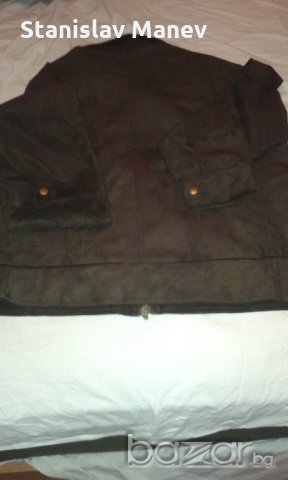 Ново кафяво велурено яке , снимка 4 - Якета - 19711066