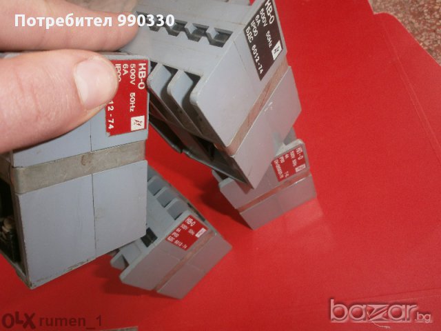 Контактори КВ0 6А. 50броя 24-36-42-220-380в127в, снимка 3 - Ключове, контакти, щепсели - 10475901