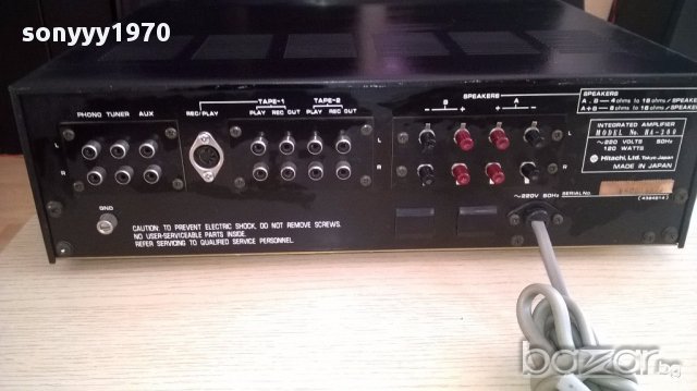 hitachi ha-300-stereo amplifier-japan-внос швеицария, снимка 15 - Ресийвъри, усилватели, смесителни пултове - 12762948