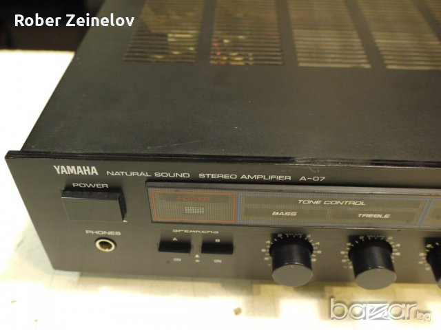 Усилвател YAMAHA A-07, снимка 6 - Ресийвъри, усилватели, смесителни пултове - 20356568
