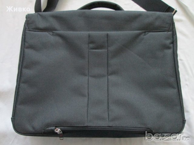 SAMSONITE сива чанта за през рамо с отделение за лаптоп., снимка 4 - Чанти - 18436014