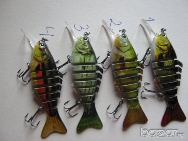 воблер 11.2см 14г 7 части, снимка 2 - Такъми - 7932170