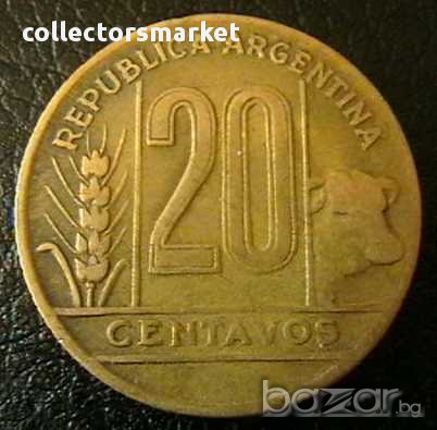 20 центаво 1947, Аржентина