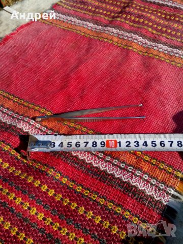 Стара пинсета, снимка 3 - Антикварни и старинни предмети - 24970763