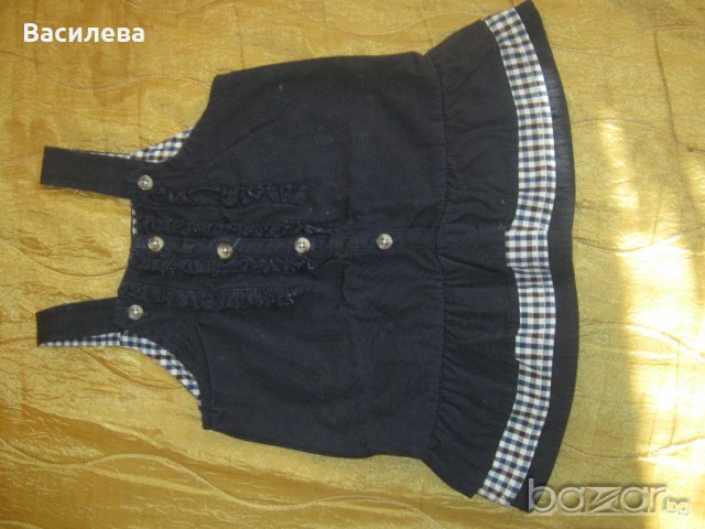 Нова дънкова рокличка 9 месеца